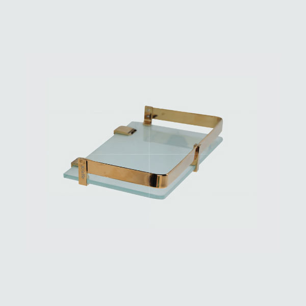 Glass Shelf LGS 4005 Shape Rectangular Size 12 X 6 Colour Gold glass-shelf-lgs-4005-shape-rectangular-size-12-x-6-colour-gold