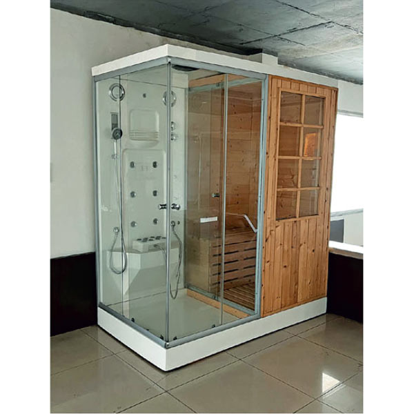 Shower Cubicle with Dry Sauna SCS 1000 Size 1070 x 1820 x 2200mm - Tap ...